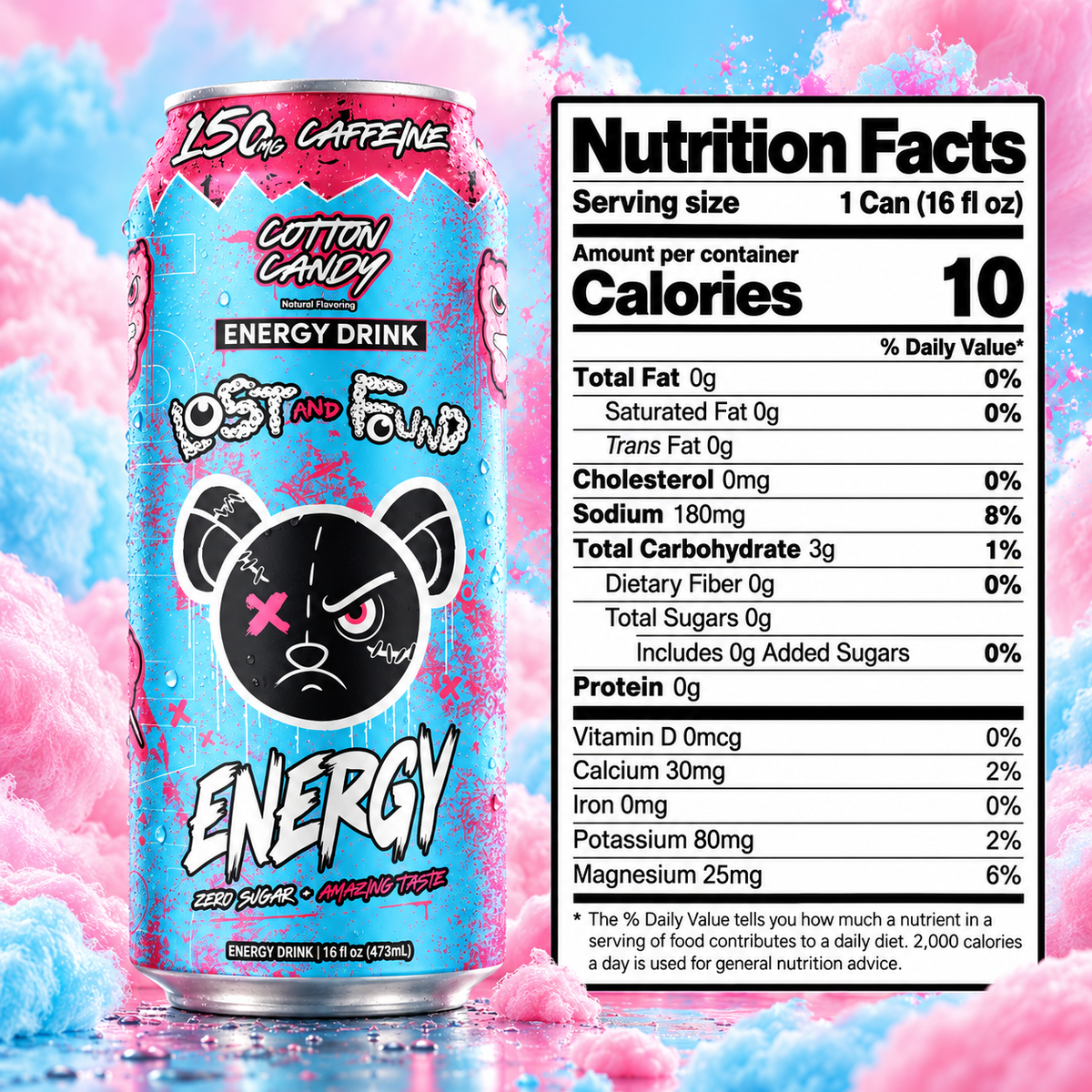 Cotton Candy (Case of 12 Cans)