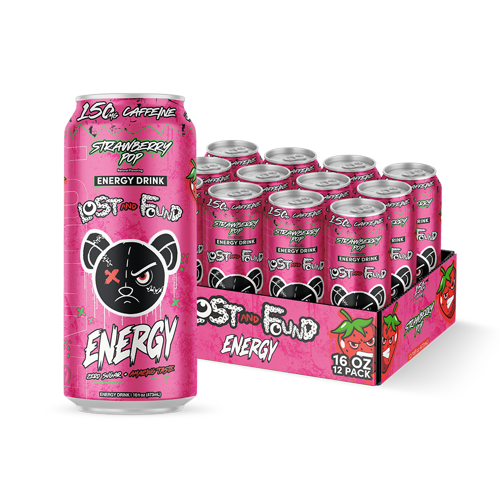 Strawberry Pop (Case of 12 Cans)