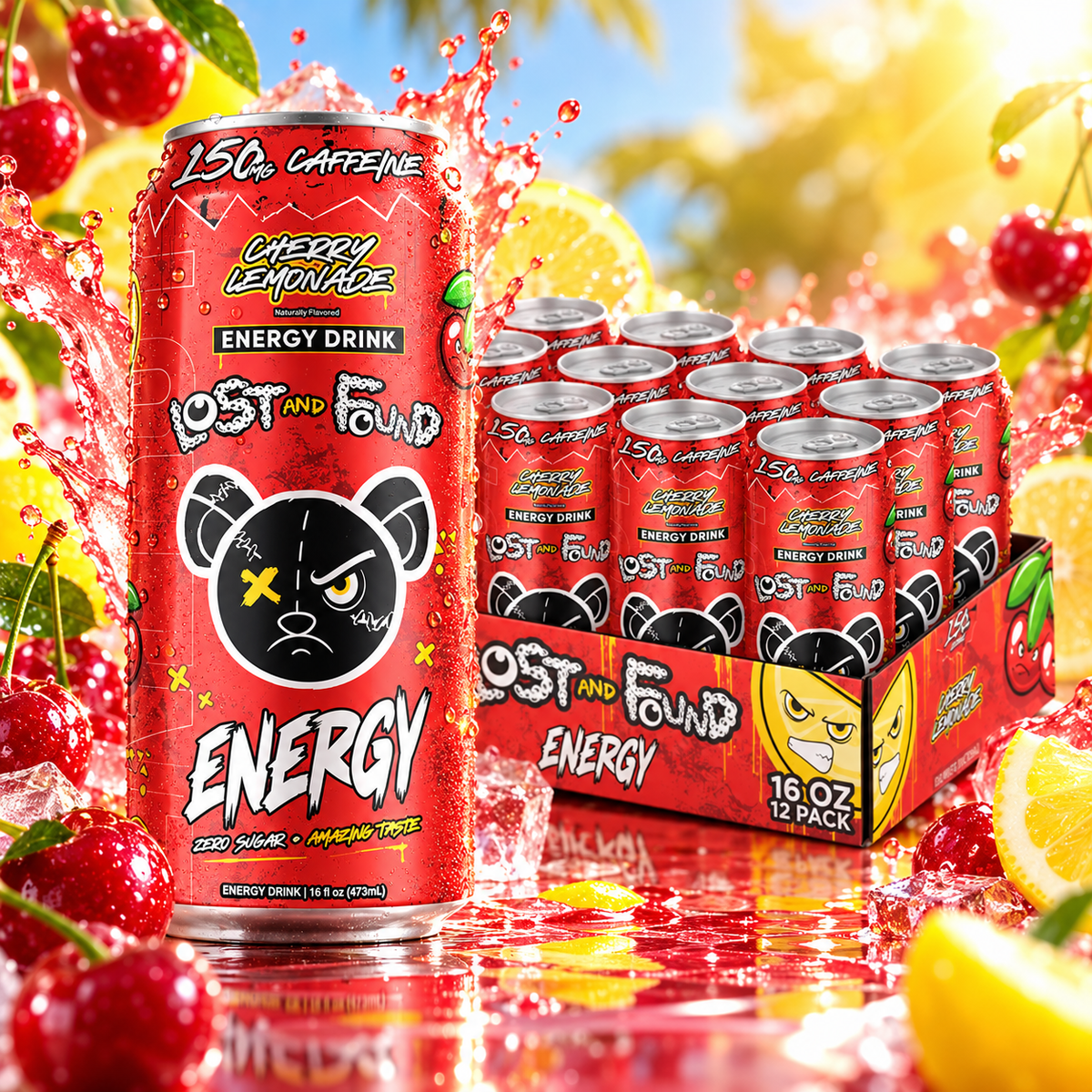 Cherry Lemonade (Case of 12 Cans)