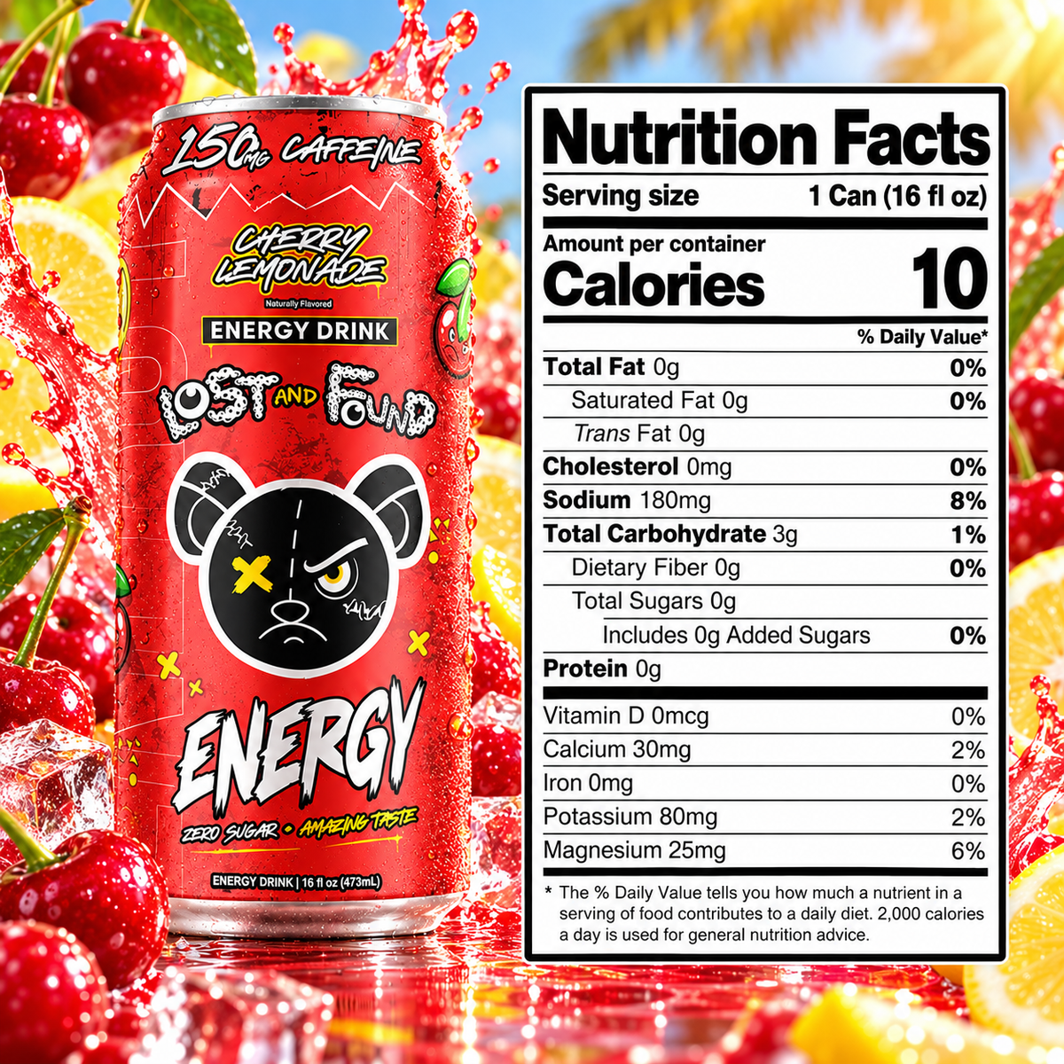 Cherry Lemonade (Case of 12 Cans)
